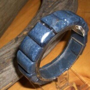 Genuine Pacific Blue Sea Coral Gem Bracelet